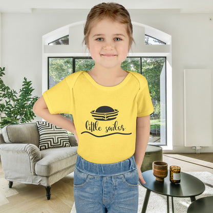 Little Sailor Baby Rib Bodysuit