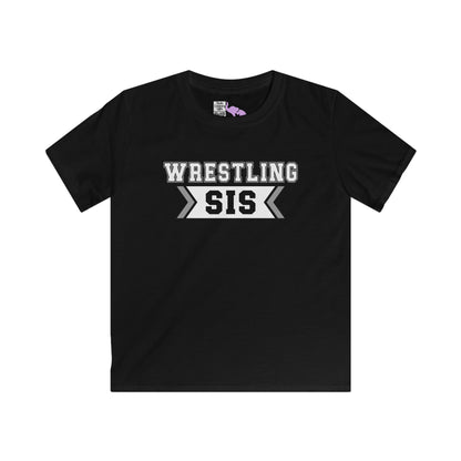 Wrestling Sis Youth Softstyle Tee