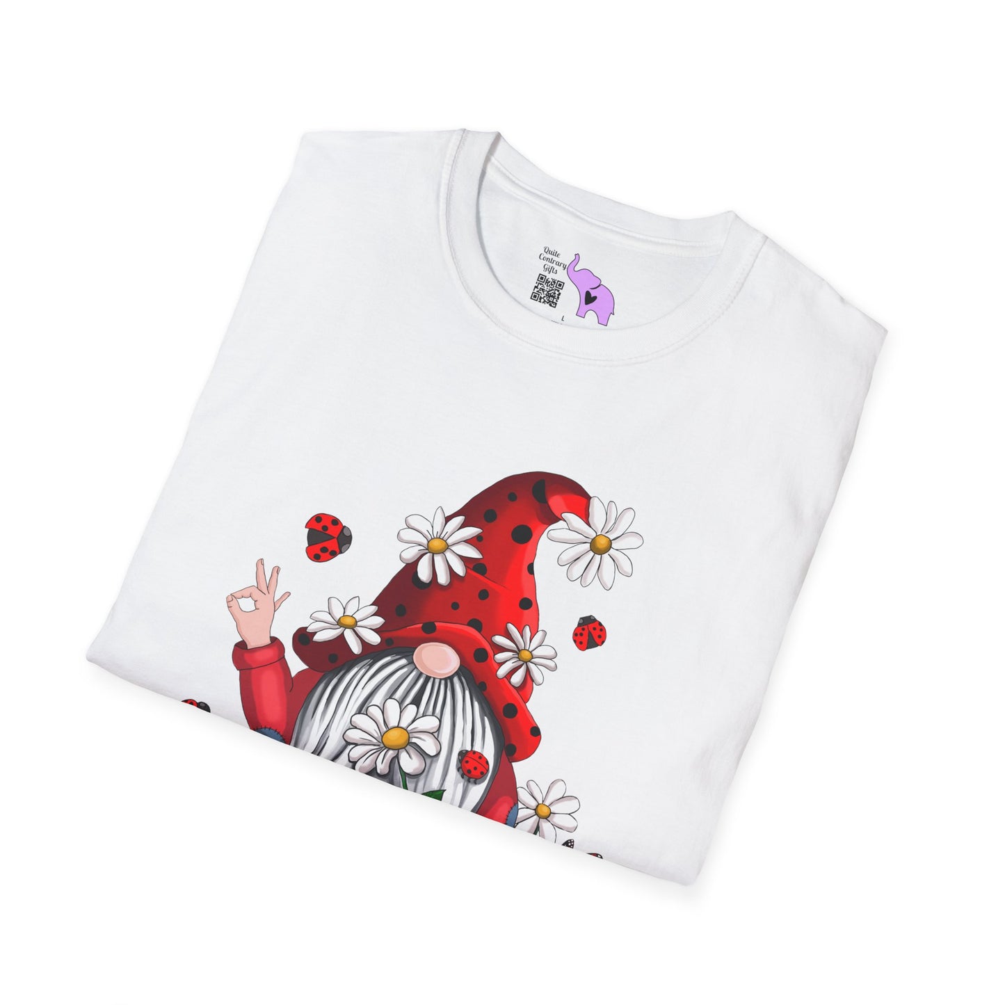 Let It Be Valentine Gnome Adult T-shirt