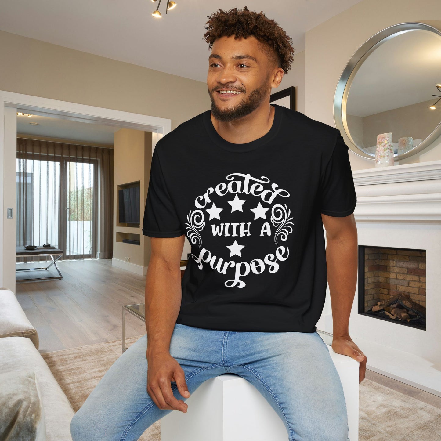 Created With A Purpose Adult T-shirt