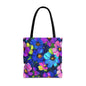 Watercolor Daisies Canvas Tote Bag