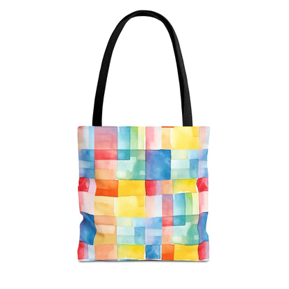Mosaic Meadows Canvas Tote Bag