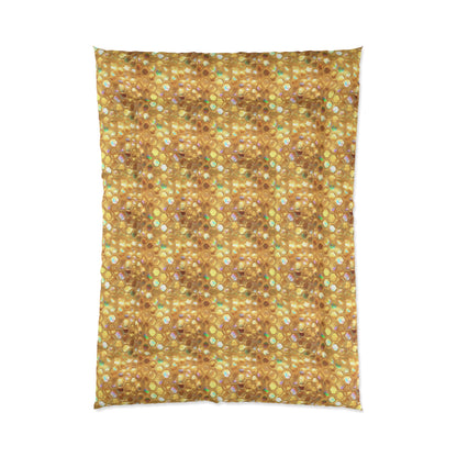 Golden Prism Grid Comforter