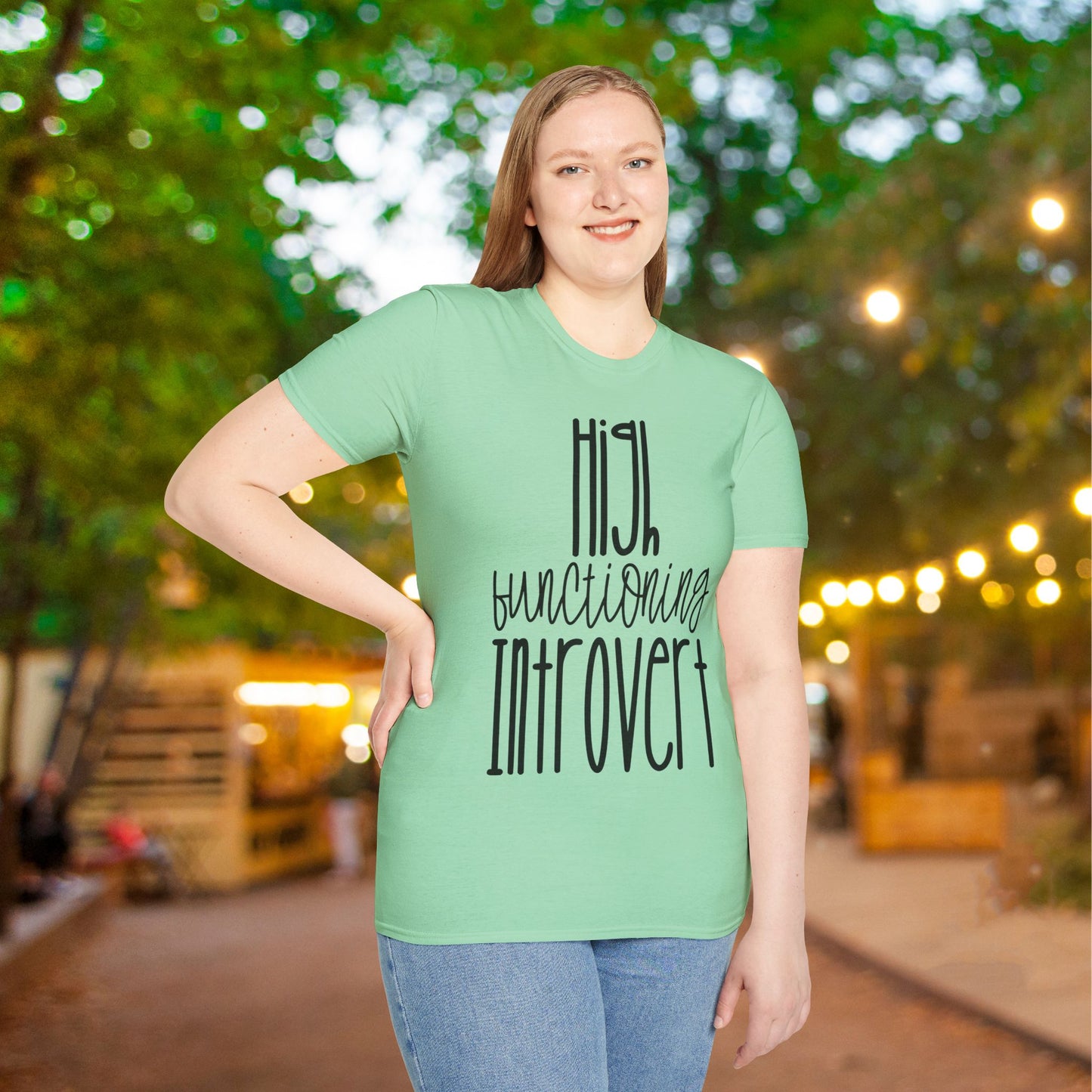 High Functioning Introvert Adult T-shirt