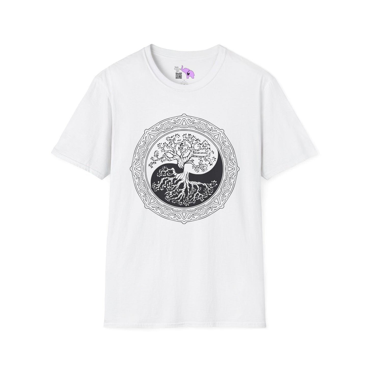 Tree of Life Yin Yang 1 Adult T-shirt
