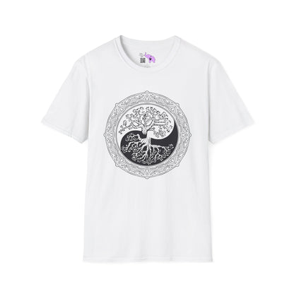 Tree of Life Yin Yang 1 Adult T-shirt