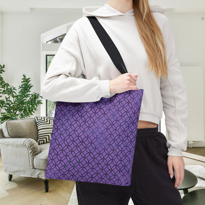 Amethyst Interlock Canvas Tote Bag