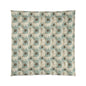 Rustic Teal Daisy Comforter