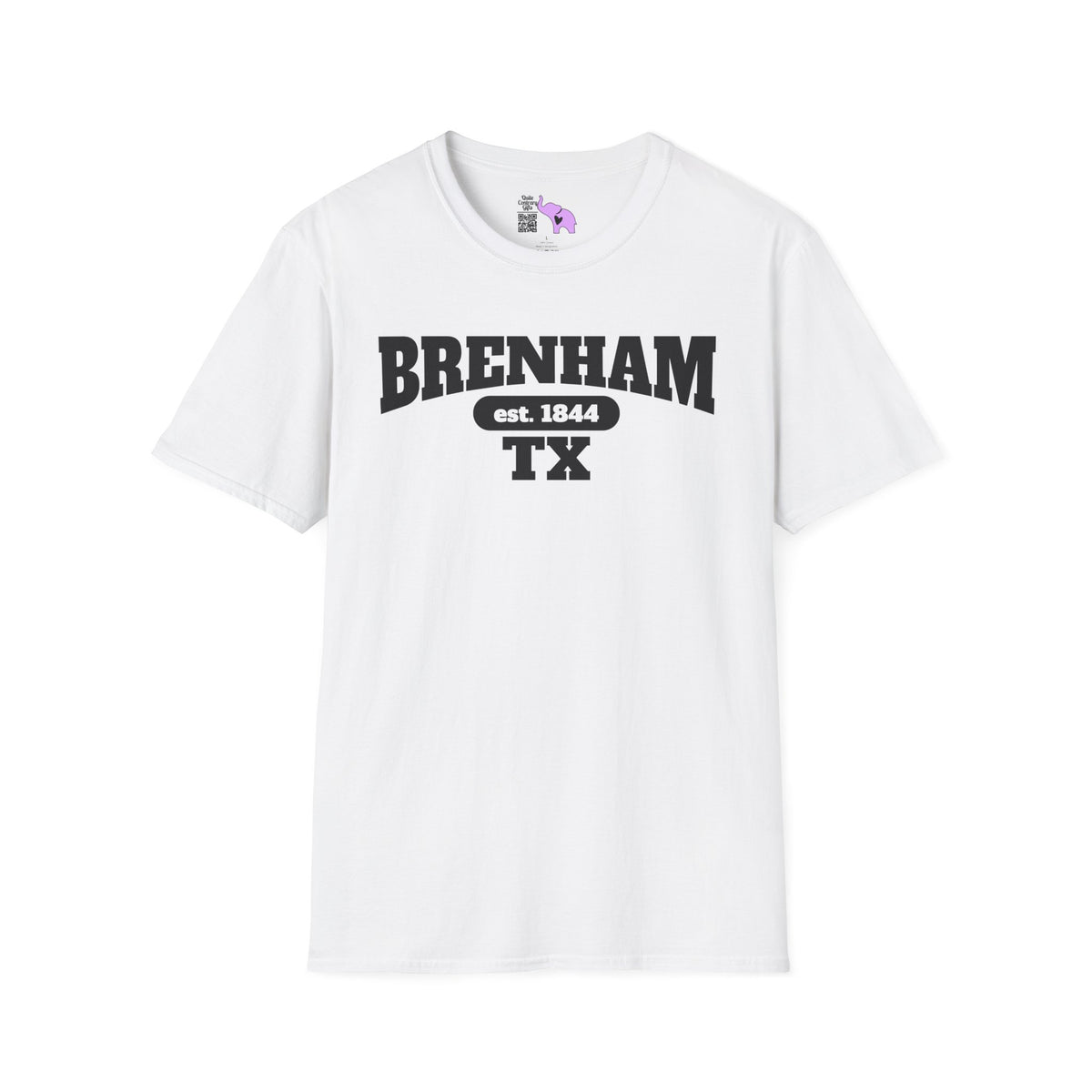 Brenham Tx Est. 1844 Adult T-shirt