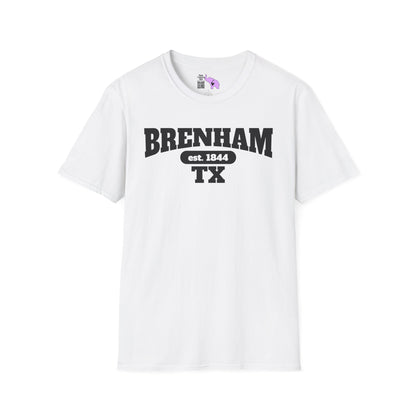 Brenham Tx Est. 1844 Adult T-shirt