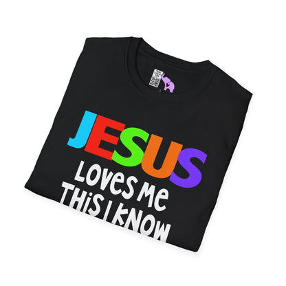 Jesus Loves Me This I Know 2 Adult T-shirt