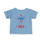 My First 4th of July (Stars) Infant Soft T-Shirt