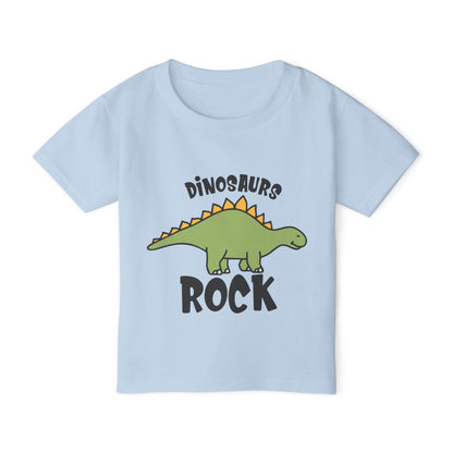 Dinosaurs Rock Heavy Cotton™ Toddler T-shirt