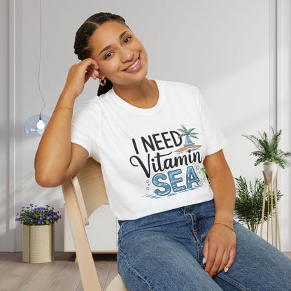I Need Vitamin Sea (2) Adult T-shirt