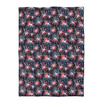 Rocket's Red Glare Microfiber Duvet Cover