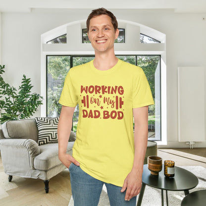 Working On My Dad Bod Adult T-shirt