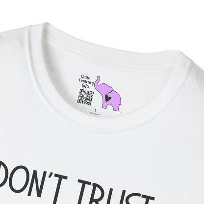 I Don't Trust Words, I Trust Actions w/Sloth Adult T-shirt