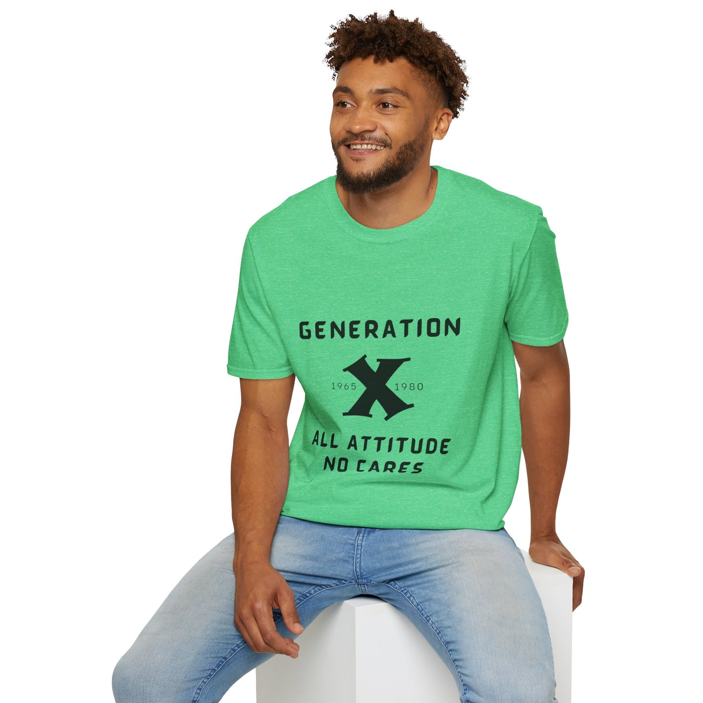 GenX w/years All Attitude No Cares T-shirt