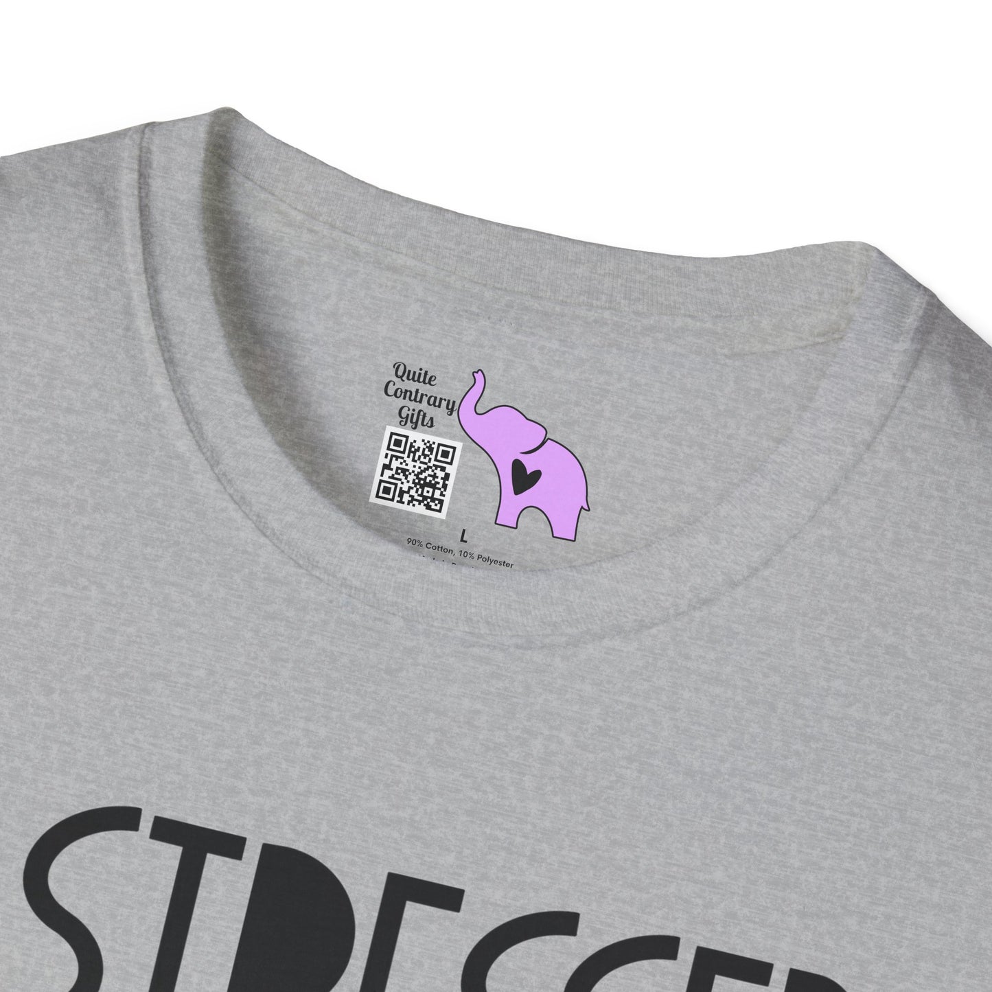 Mama Stressed Blessed Sometimes A Mess Adult T-shirt