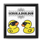Scrub A Dub Dub w/Rubber Ducks Canvas Bathroom Art