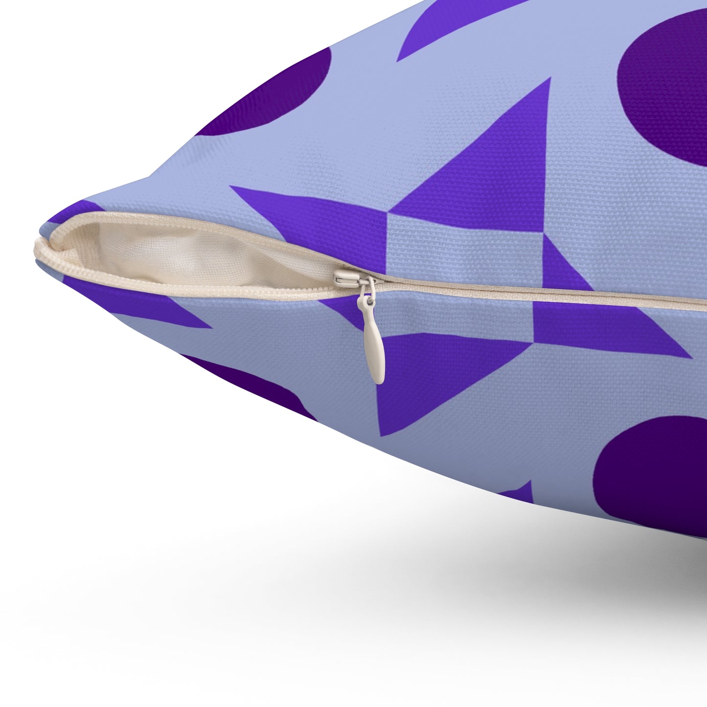 Violet Pinwheels Throw Pillow