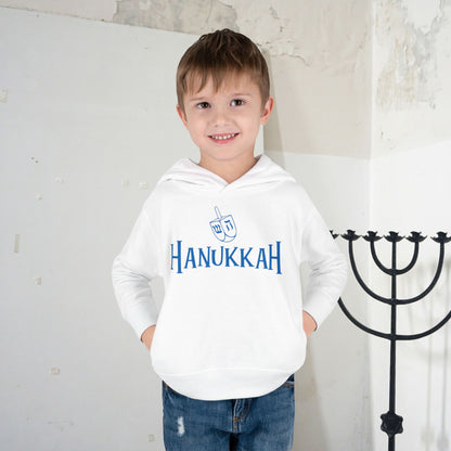 Hanukkah Toddler Pullover Fleece Hoodie