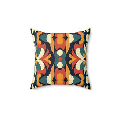 Autumn Kaleidoscope Throw Pillow