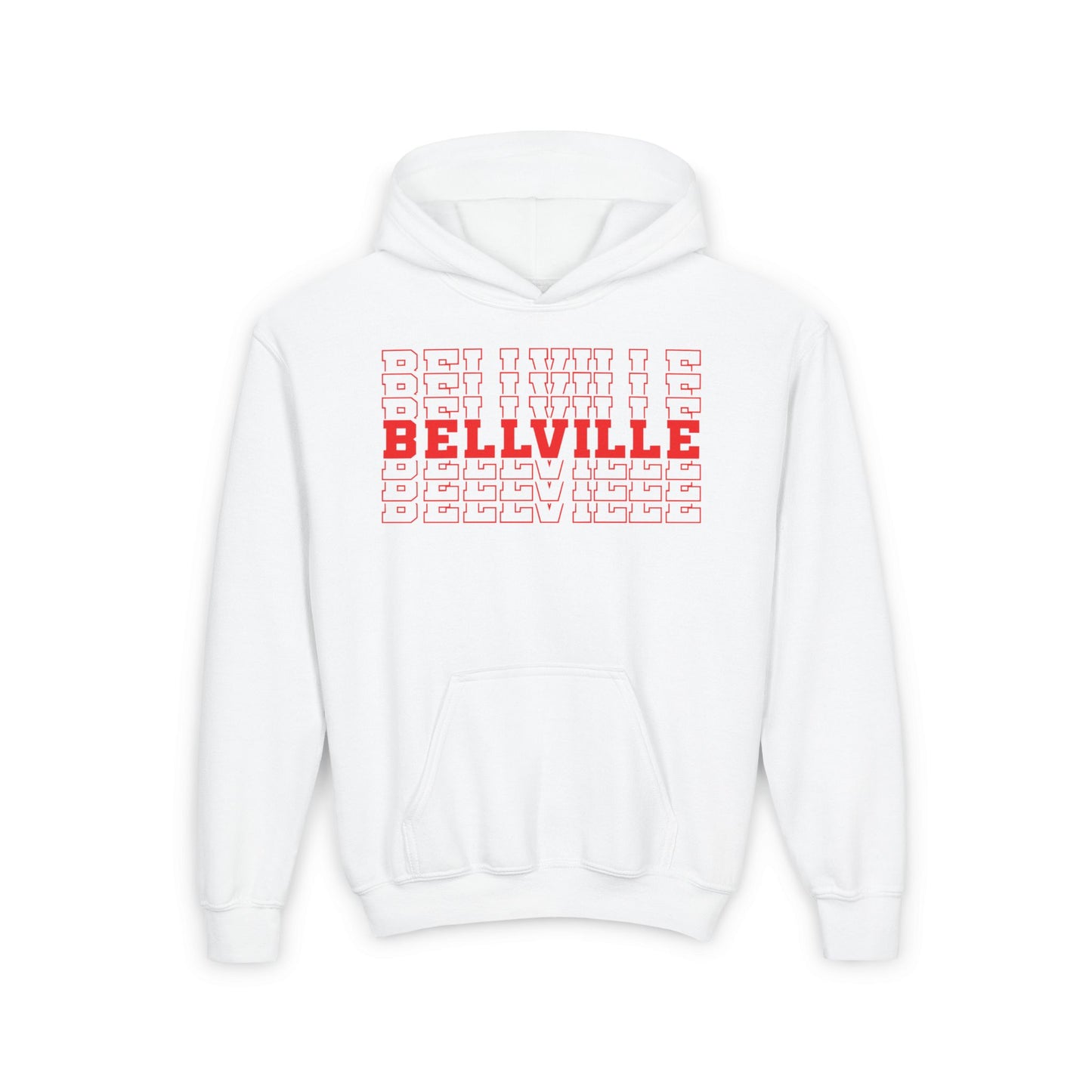 Bellville (Stacked) Youth Heavy Blend Hoodie