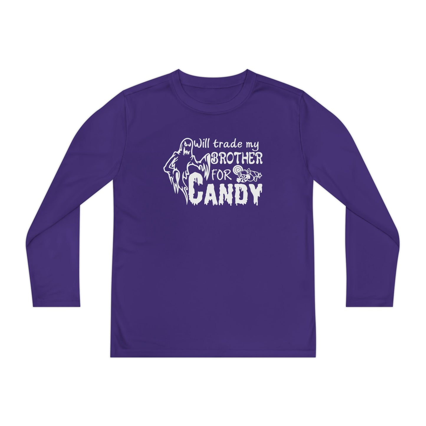Will Trade My Brother For Candy Youth Long Sleeve Tee