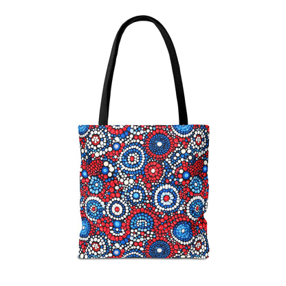 Patriot Pulse Canvas Tote Bag
