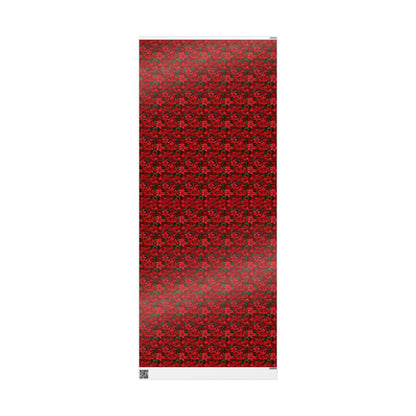 Crimson Noel Wrapping Paper