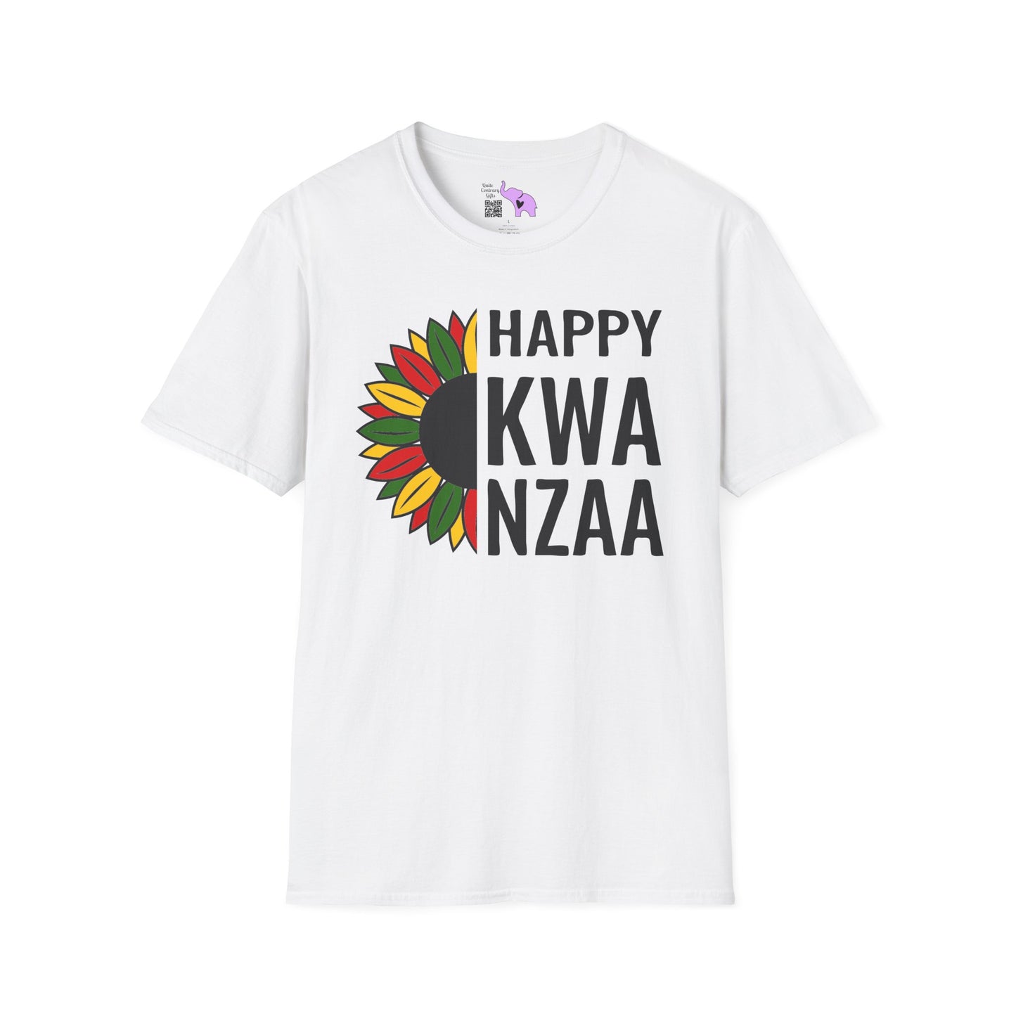 Happy Kwanzaa Sunflower Adult T-shirt
