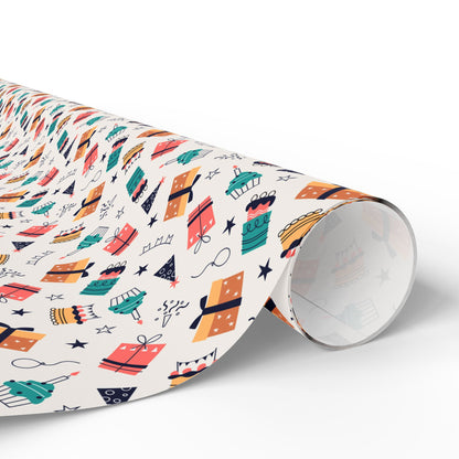 Happy Little Presents Wrapping Paper
