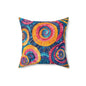 Rainbow Revolt Throw Pillow