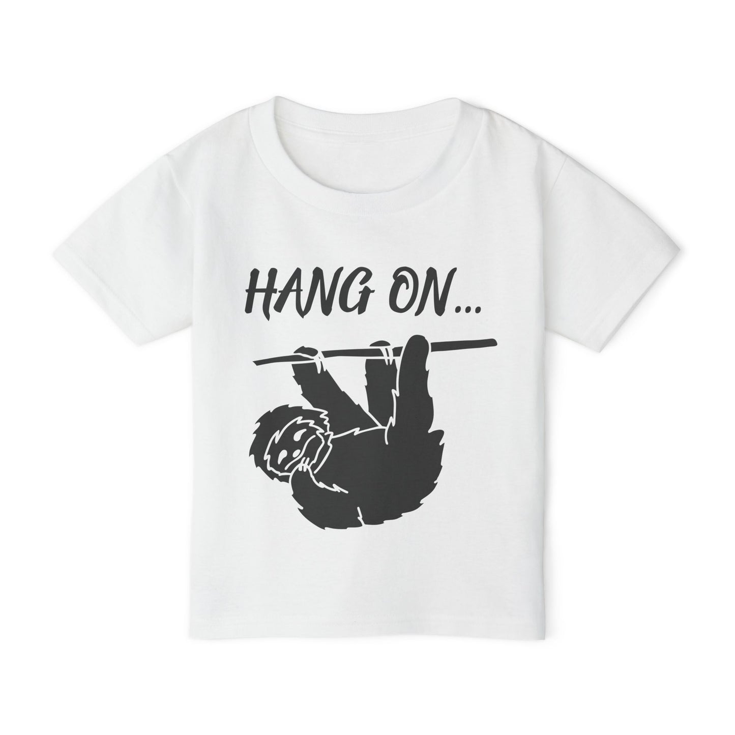 Hang On (Sloth) Heavy Cotton™ Toddler T-shirt