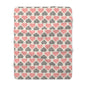Rustic Hearts Sherpa Fleece Blanket