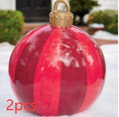 Various Christmas Ornament Inflatable Ball Outdoor PVC 24"(60cm)