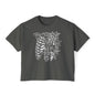Floral Ribcage Women's Boxy Tee