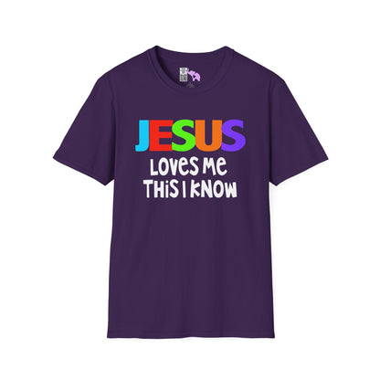Jesus Loves Me This I Know 2 Adult T-shirt