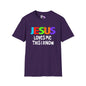 Jesus Loves Me This I Know 2 Adult T-shirt