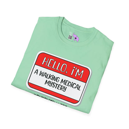 Hello, I'm A Walking Medical Mystery Adult T-shirt