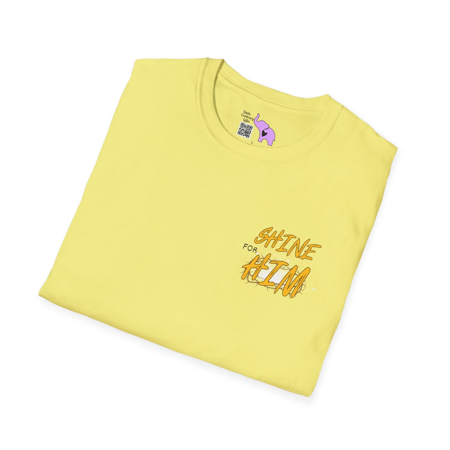 Don't Shine So That Others Can See You, Shine So That Through You, Others Can See HIM Adult T-shirt