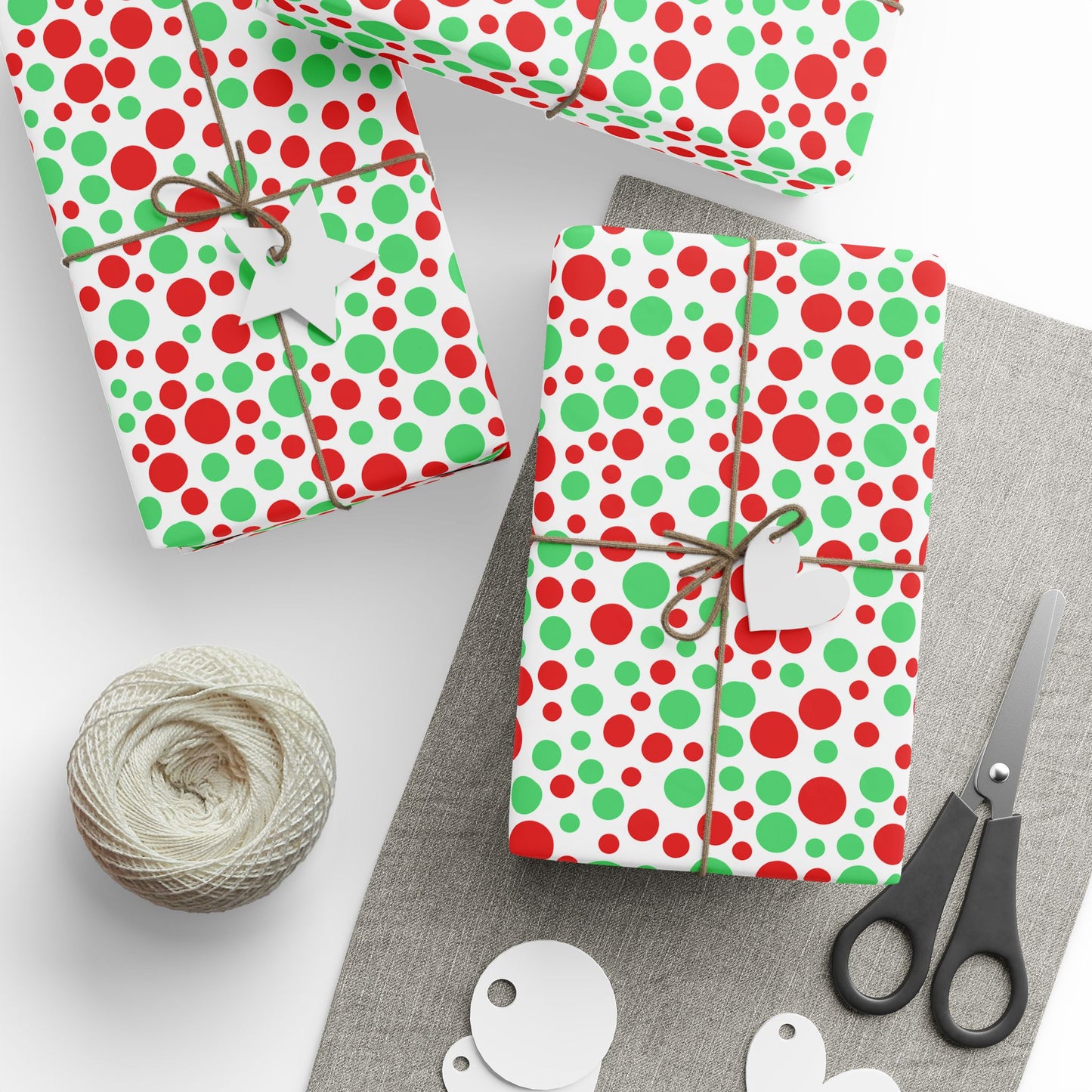 Merry Spots Wrapping Paper