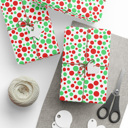 Merry Spots Wrapping Paper