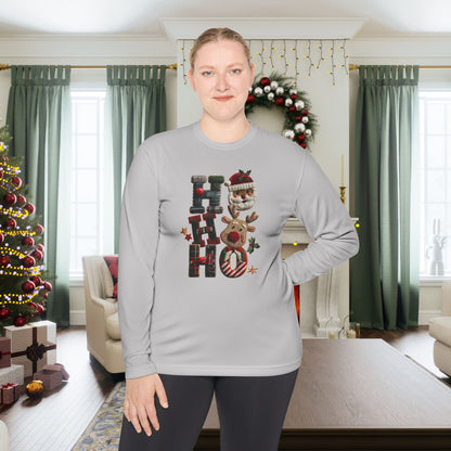Ho Ho Ho Adult Long Sleeve Tee