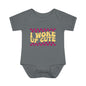 I Woke Up Cute Infant Baby Rib Bodysuit
