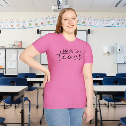 Made to Teach Adult T-shirt