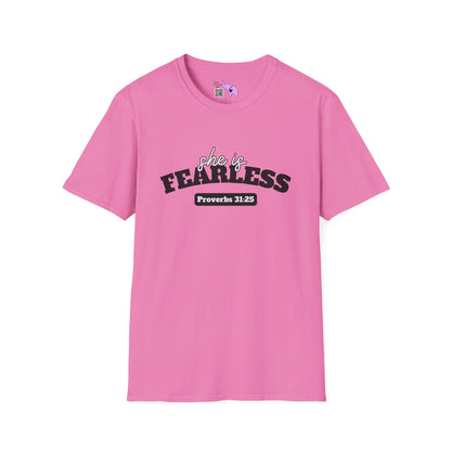 She Is Fearless Proverbs T-shirt