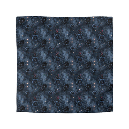 Black Roses & Vines Microfiber Duvet Cover