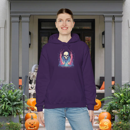 Creepy Ghost 2 Heavy Blend™ Hooded Sweatshirt